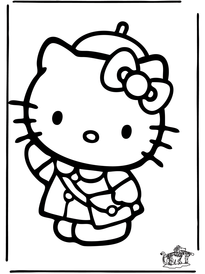 Hello Kitty kolorowanki